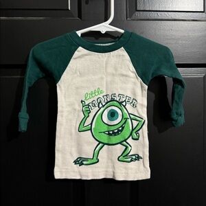 12 month little monster tshirt